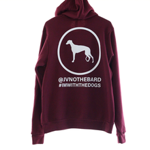 Load image into Gallery viewer, JVNO The Bard #IMWITHTHEDOGS Hoodie
